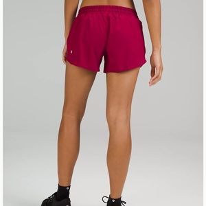 Lululemon Hotty Hot Shorts 4 Pink Pomegranate